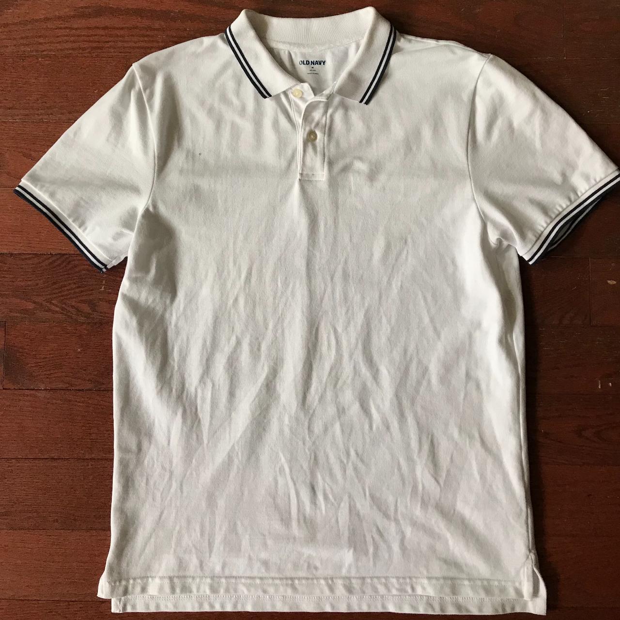 Old Navy Men's White Poloshirts Depop
