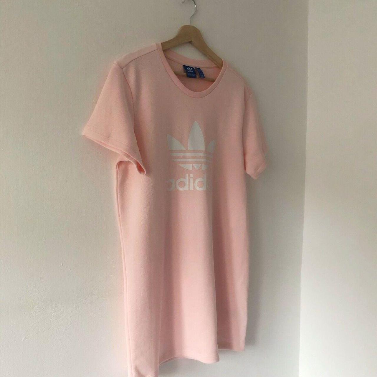 Pink and clearance white adidas dress