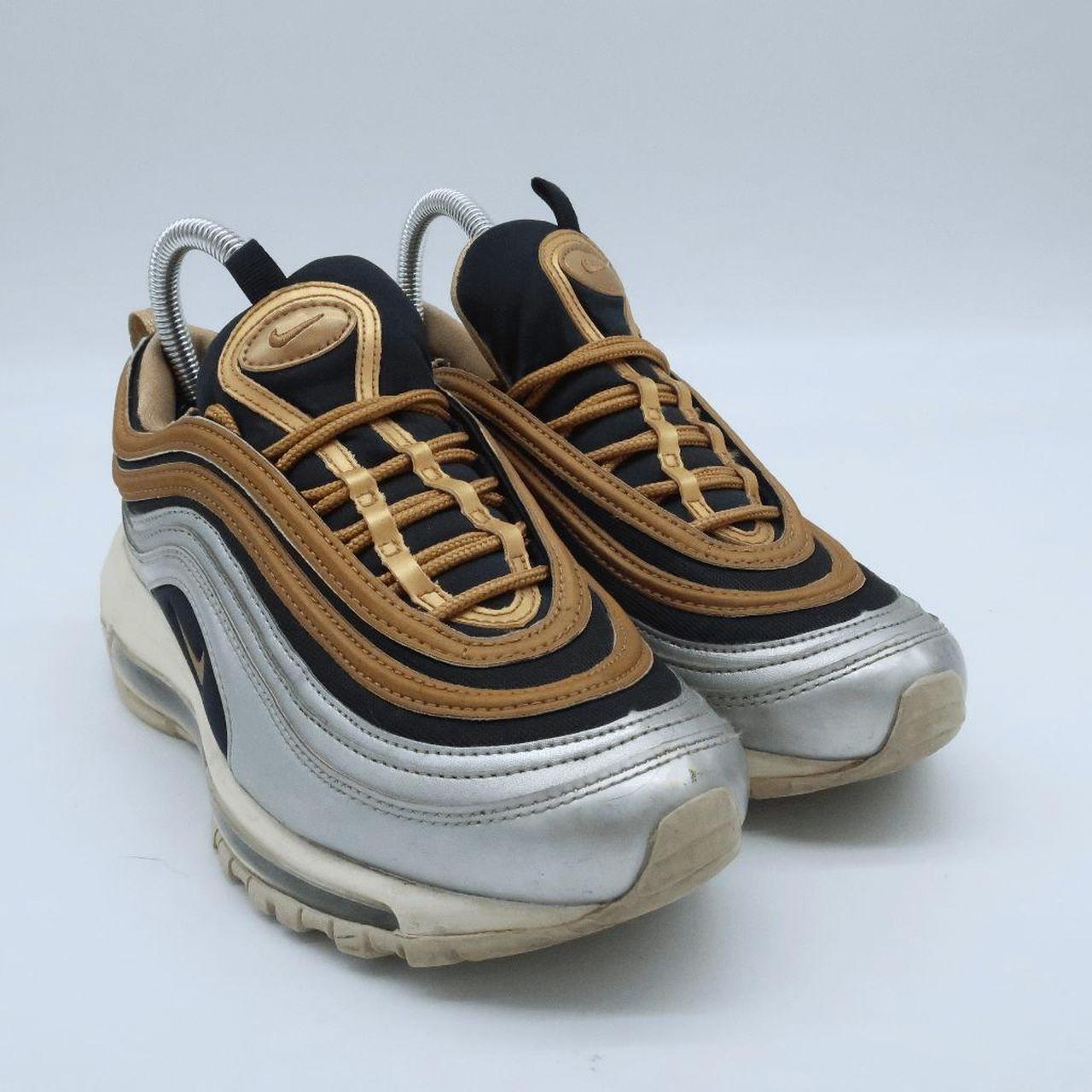 Nike Air Max 97 Metallic Gold Womens newest Size 7 AQ4137-700 Sneakers