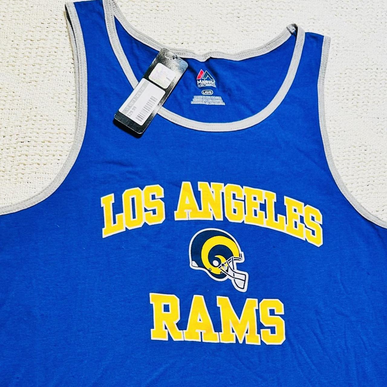 Majestic NFL Los Angeles Rams Men's Tank Size - Depop