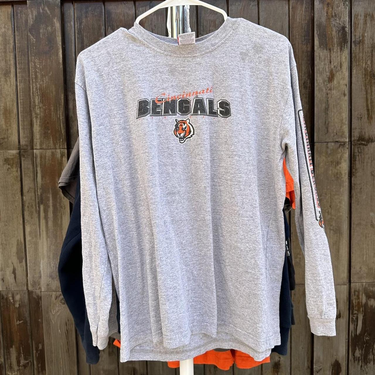 NFL Cincinnati Bengals long sleeve shirt Size: - Depop