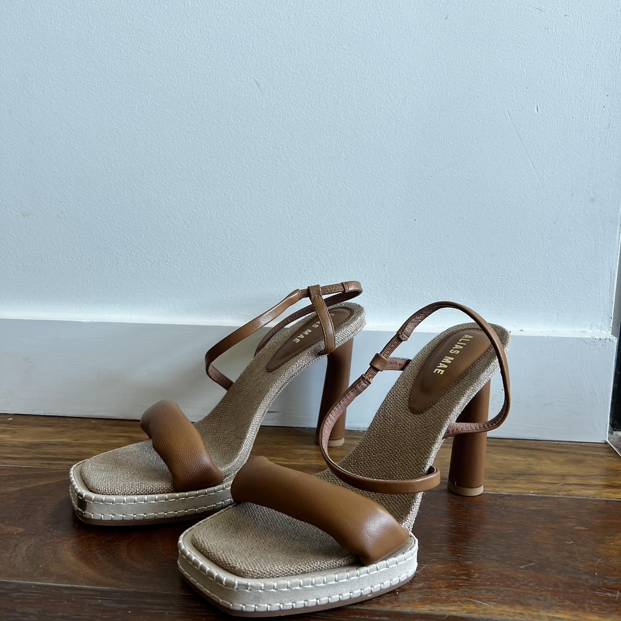 ALIAS MAE SANDAL HEELS Used once for a photoshoot... - Depop