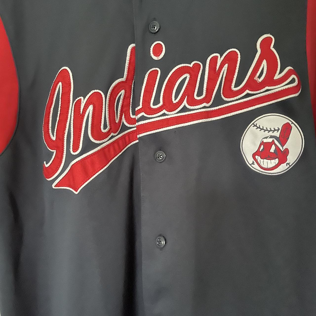 Cleveland Indians Baseball Jersey By Dynasty Men's Size Large
