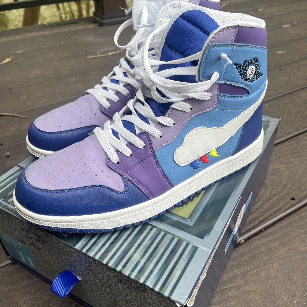 Custom One of One Nike SB Air Jordan Retro 1 with - Depop