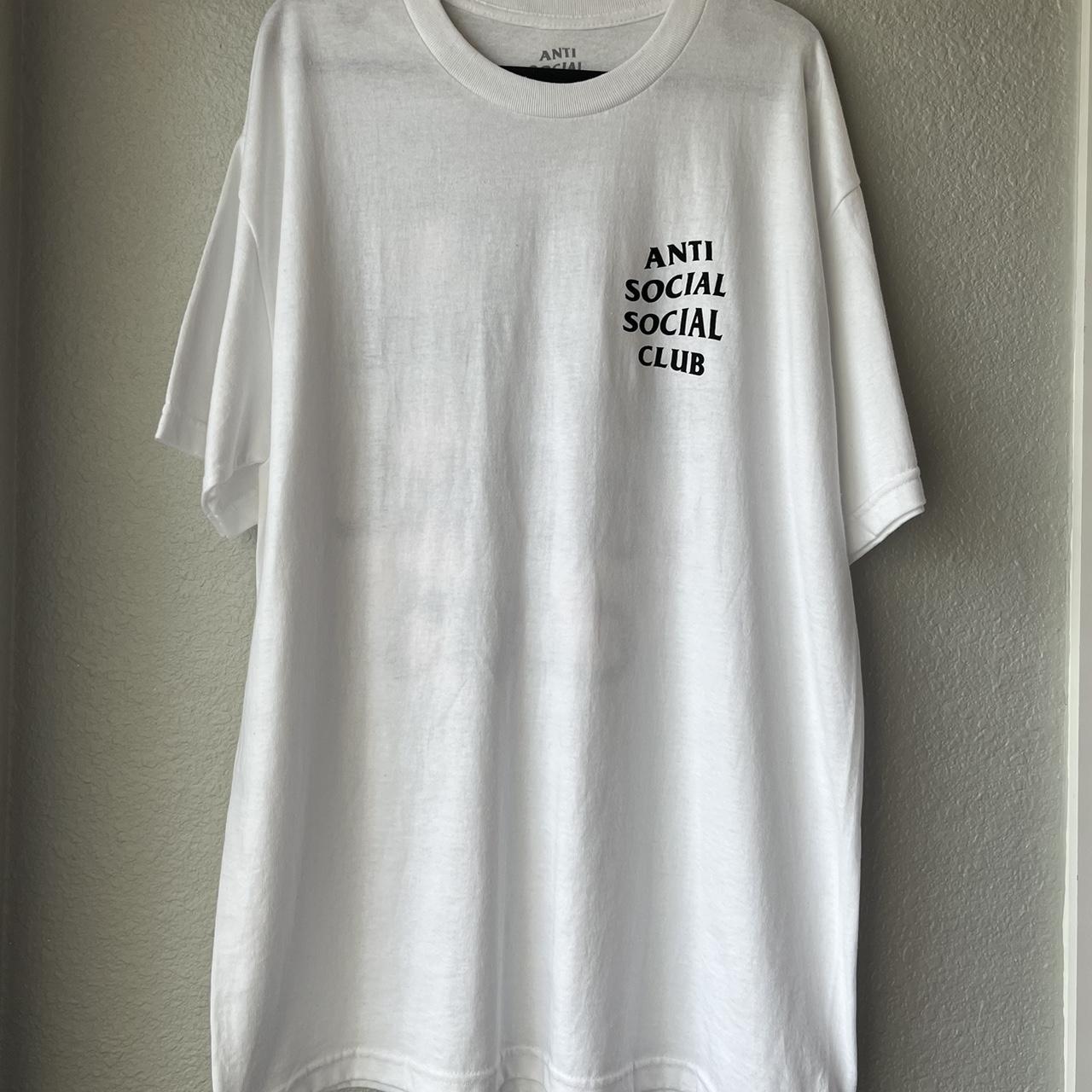 Anti Social Social Club Men S White T Shirt Depop   P0 