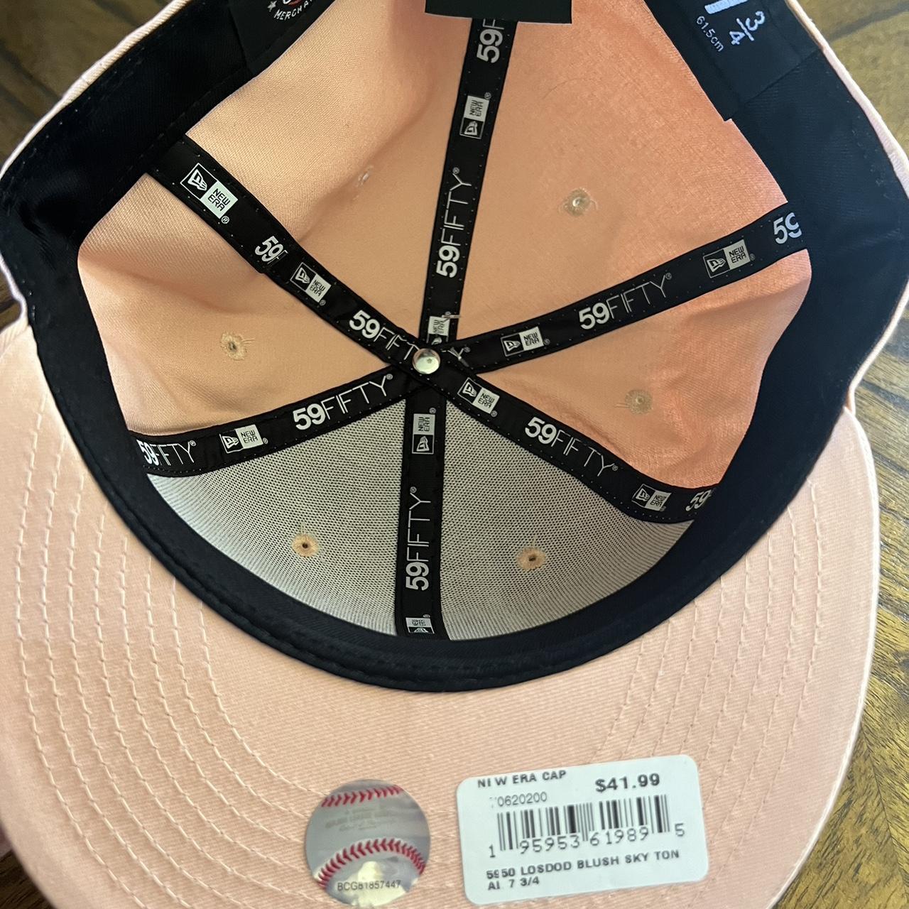 Los Angeles Dodgers New Era Blush Sky Tonal 59FIFTY Fitted Hat - Pink