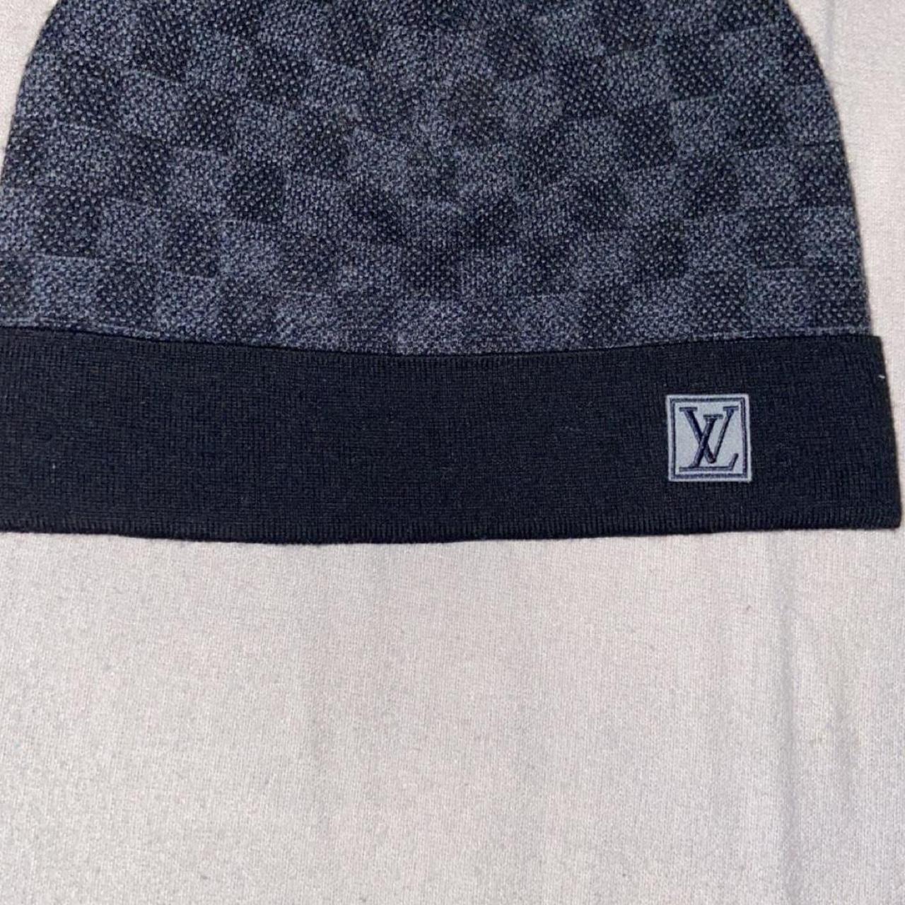 Louis Vuitton Men's Black Hat | Depop