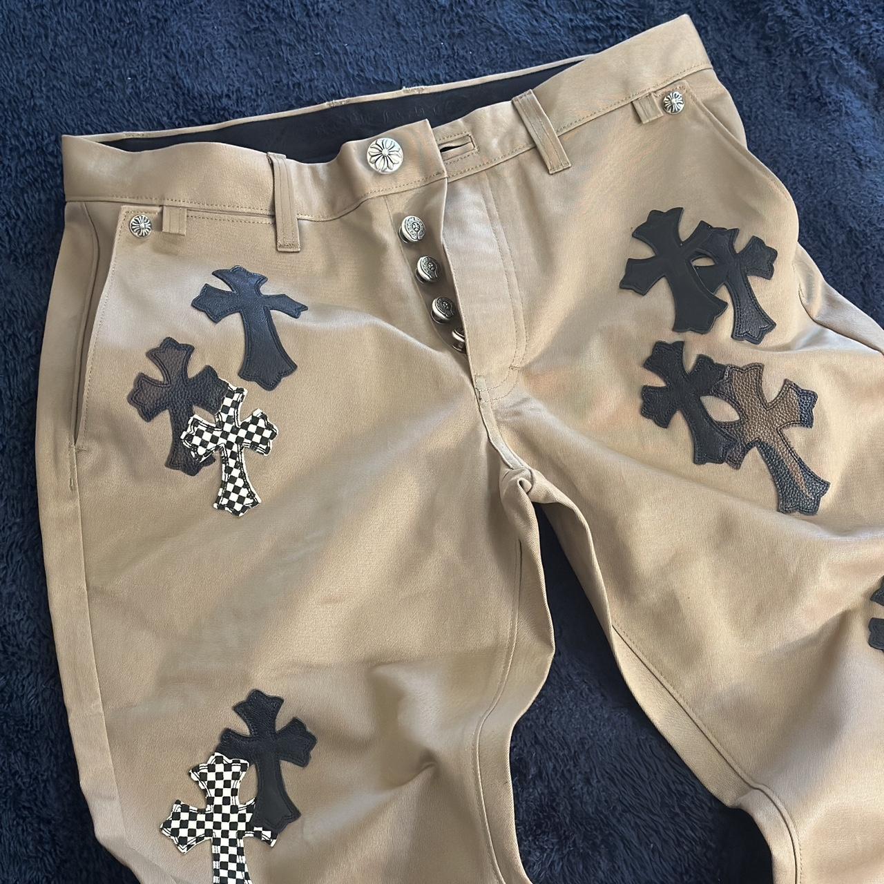 ON HOLD Authentic Chrome Hearts jeans From the - Depop