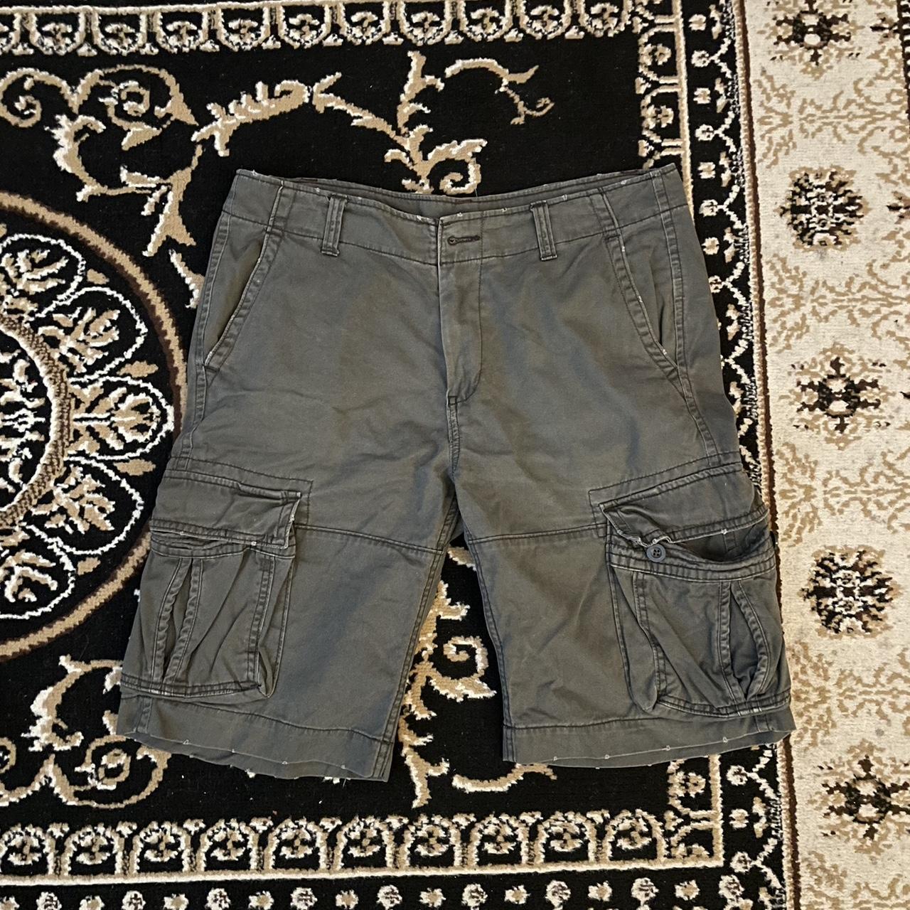 Vintage Tweed River 34w cargo shorts. Thrifted, good... - Depop
