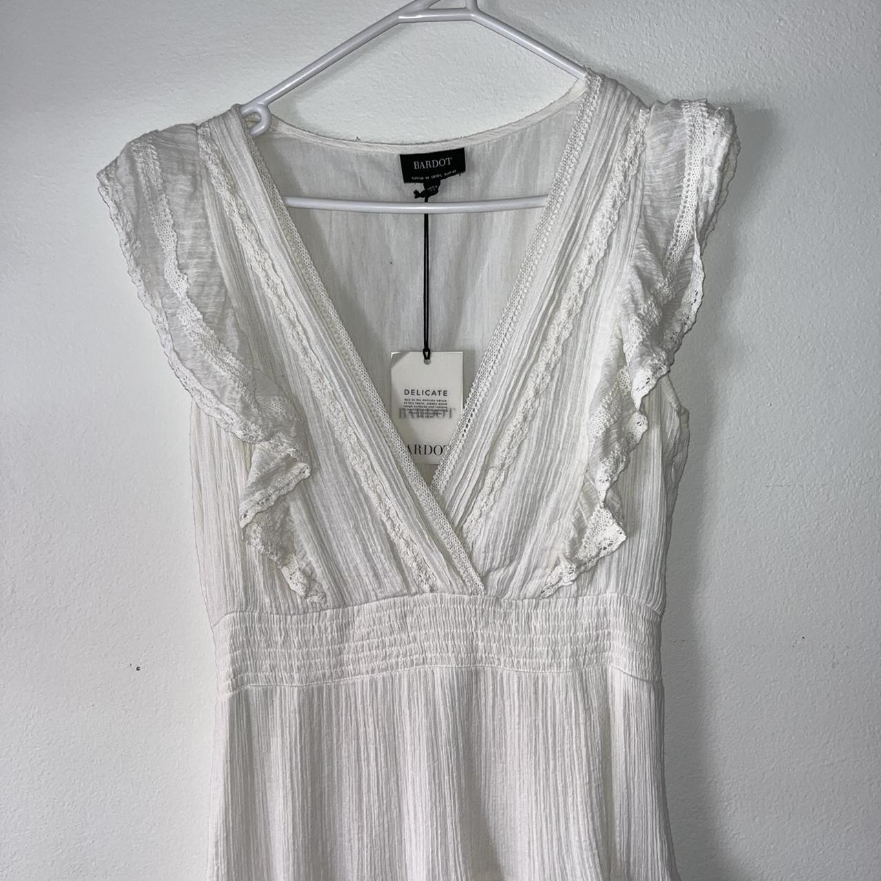 BARDOT - mini white dress. BNWT. Size 14 #wedding... - Depop