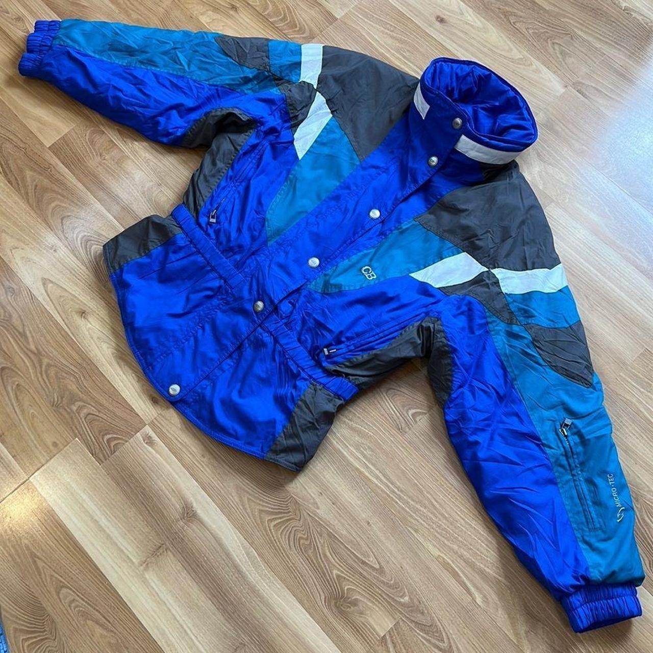 Vintage nylon polyester CB Sports ski jacket. Three. Depop