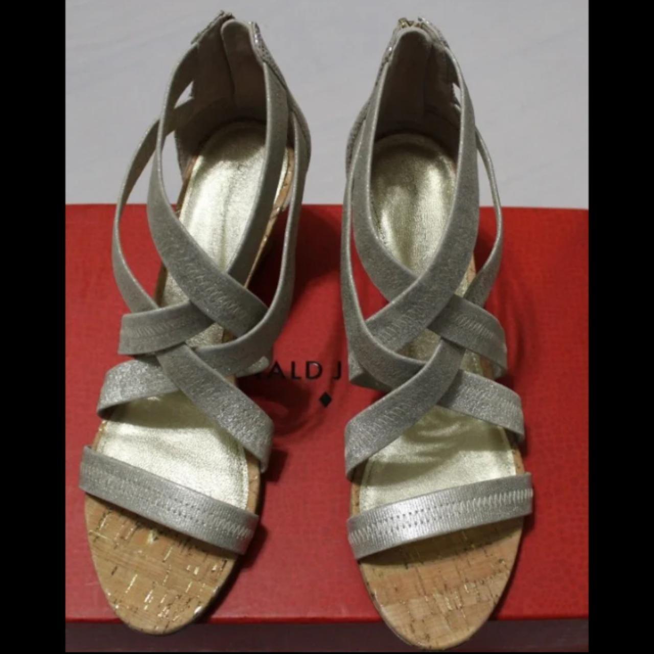 Donald pliner silver store sandals