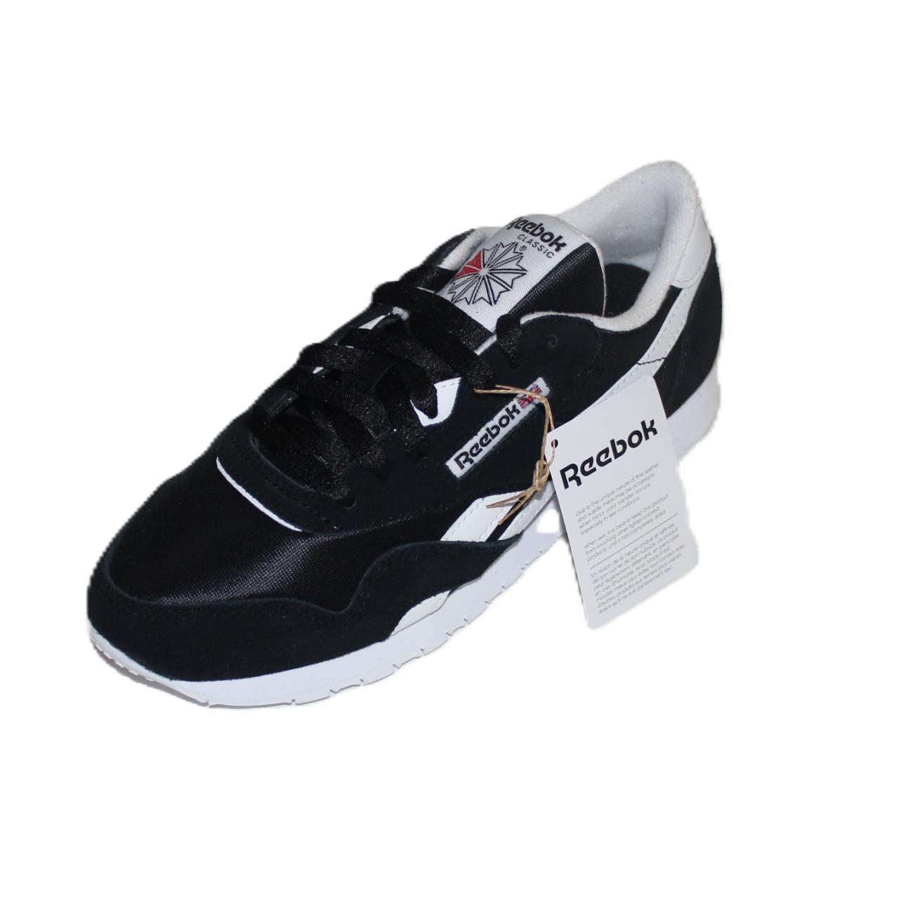 reebok classic nylon black