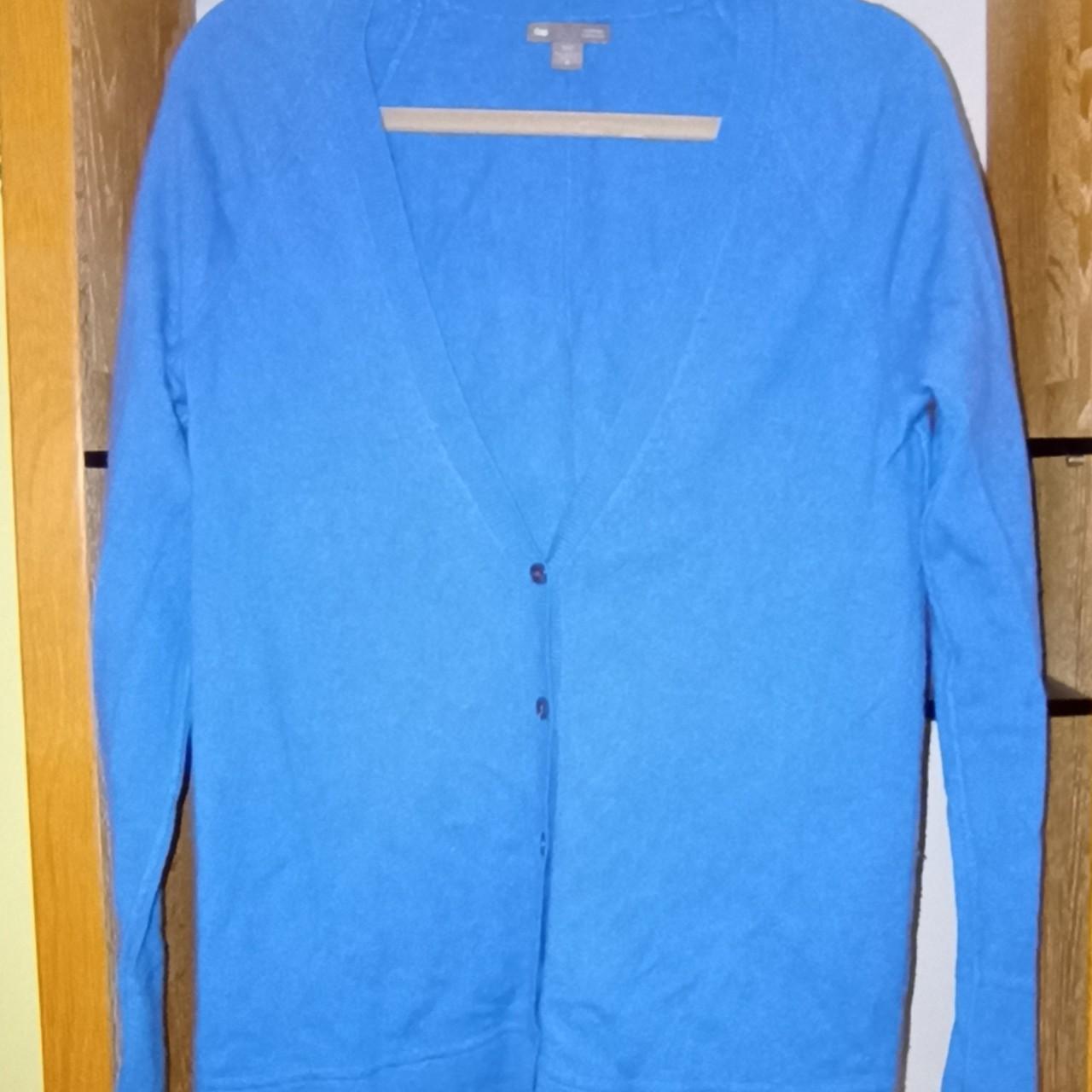 Gap Women's Blue Cardigan Depop