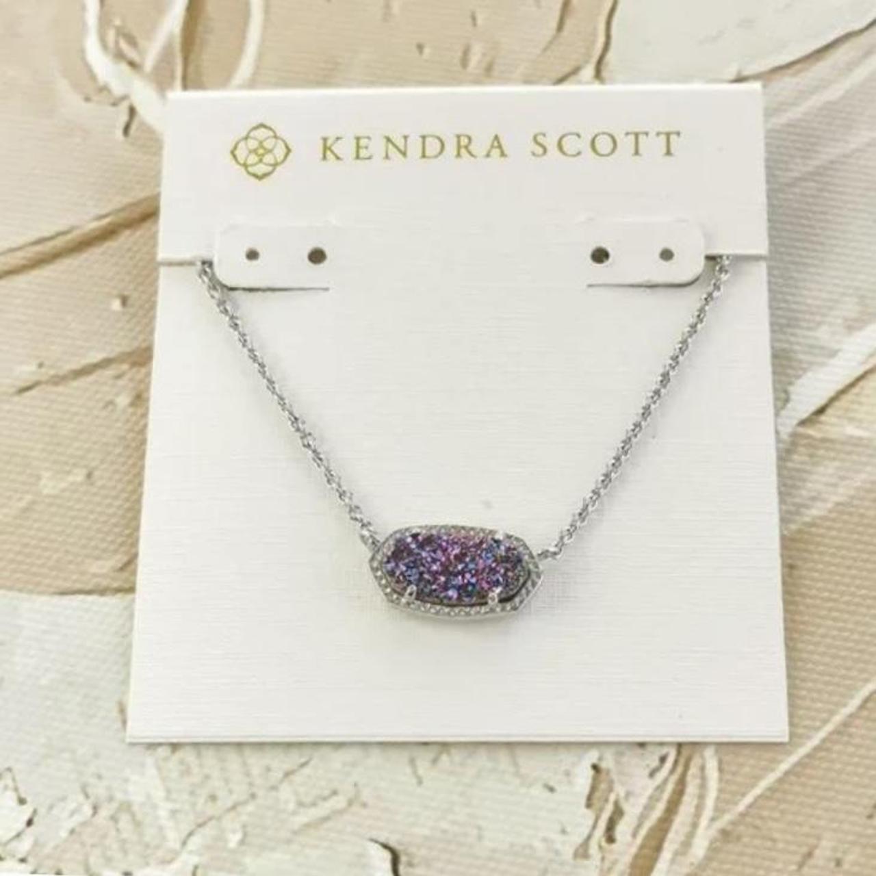 Kendra Scott | Jewelry | Kendra Scott Elisa Gold Short Necklace Amethyst |  Poshmark