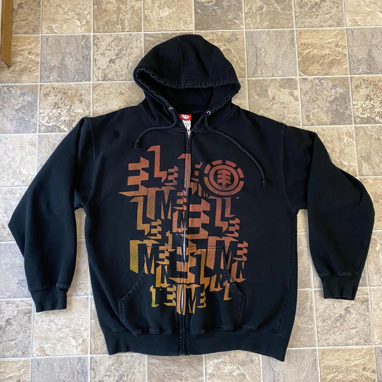 Y2K Element Skateboard Zip Up Hoodie Good,... Depop
