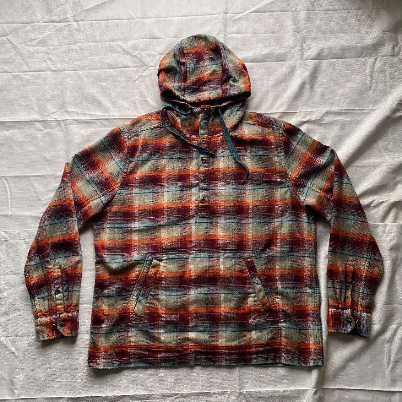 Marmot Heavyweight Flannel Hooded Pullover Good,... - Depop