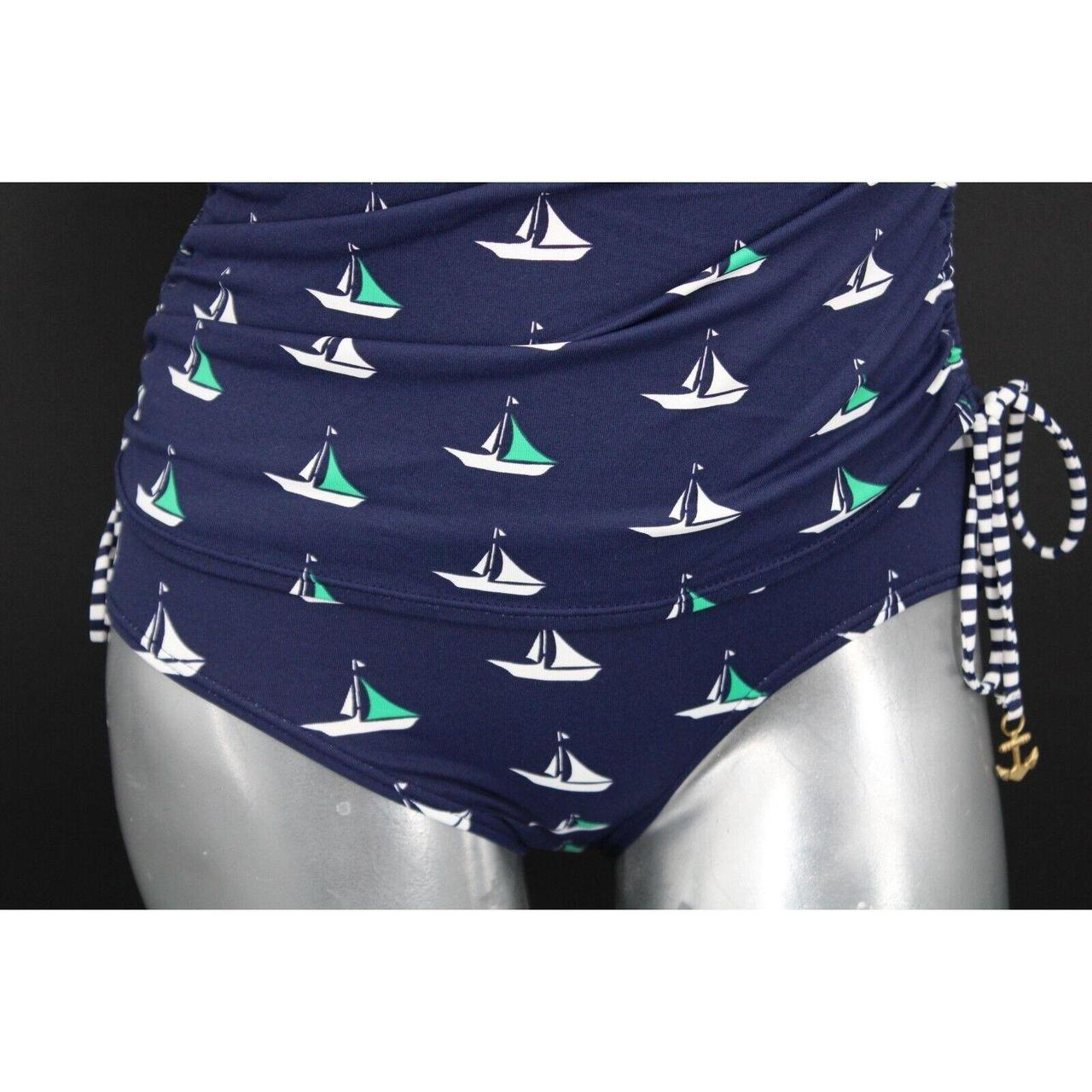 Tommy Bahama Women's Blue Swimsuitonepiece Depop