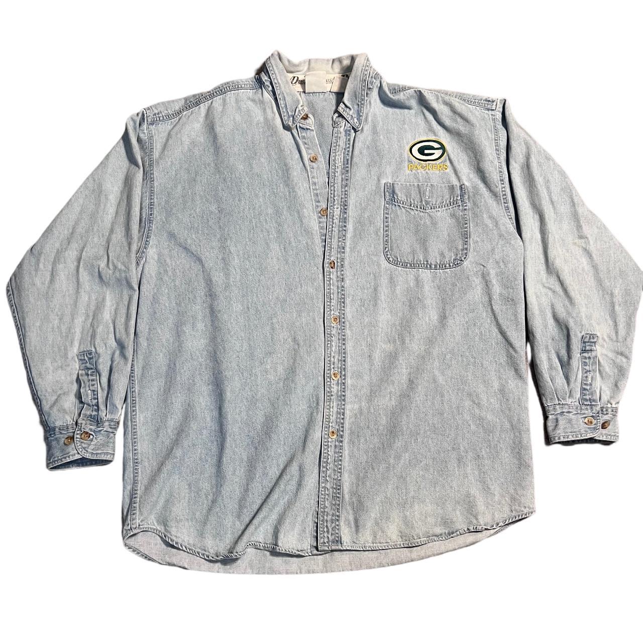 packers denim shirt