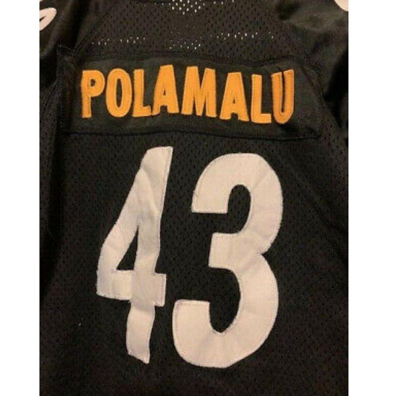 Troy Polamalu Pittsburgh Steelers NFL Reebok - Depop