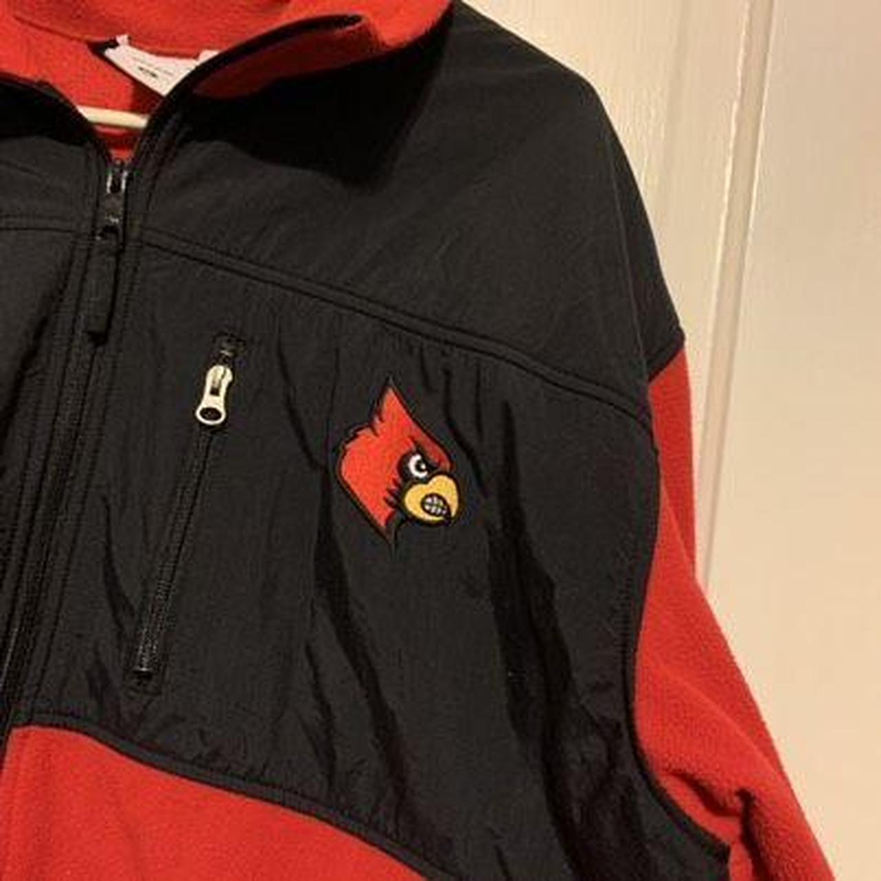 Louisville Cardinals Adidas windbreaker jacket. Logo - Depop