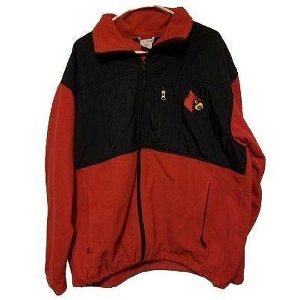 Louisville Cardinals Adidas windbreaker jacket. Logo - Depop