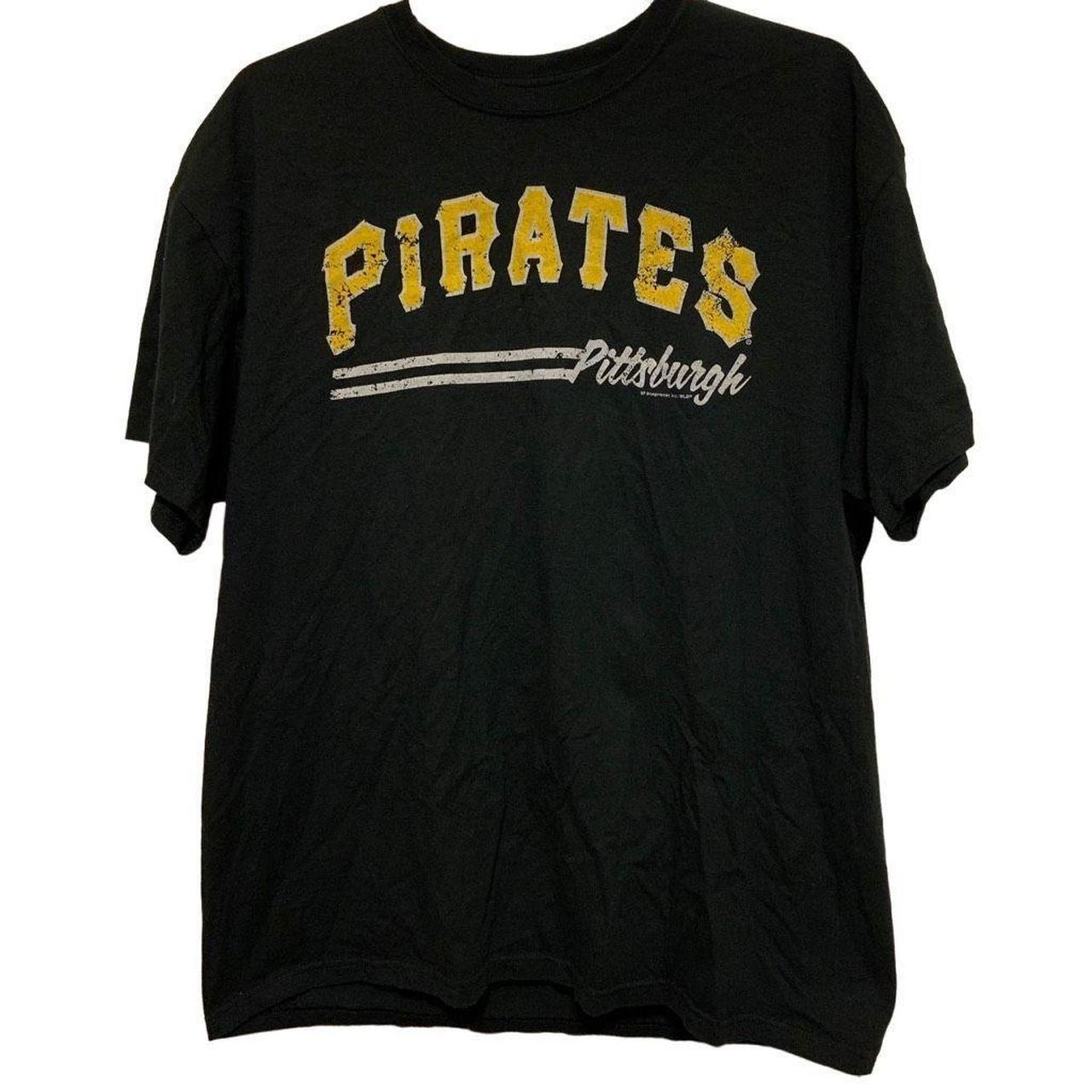 Pittsburgh Pirates over shirt Black /yellow Size - Depop