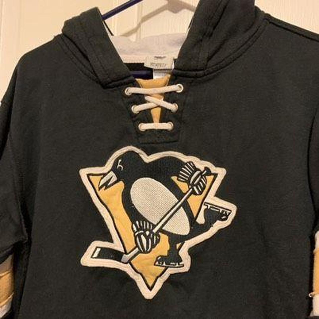 NHL Pittsburgh Penguins Hooded Sweatshirt New Youth LARGE (14/16)
