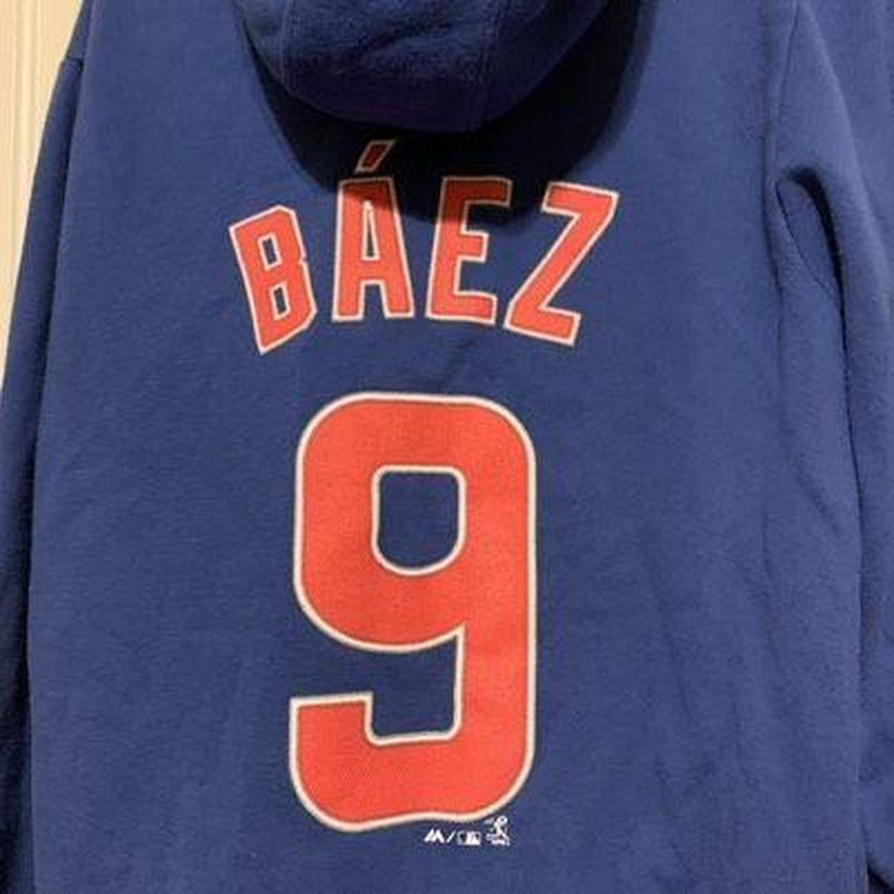 Chicago cubs jersey tee Baez number 9 In good - Depop