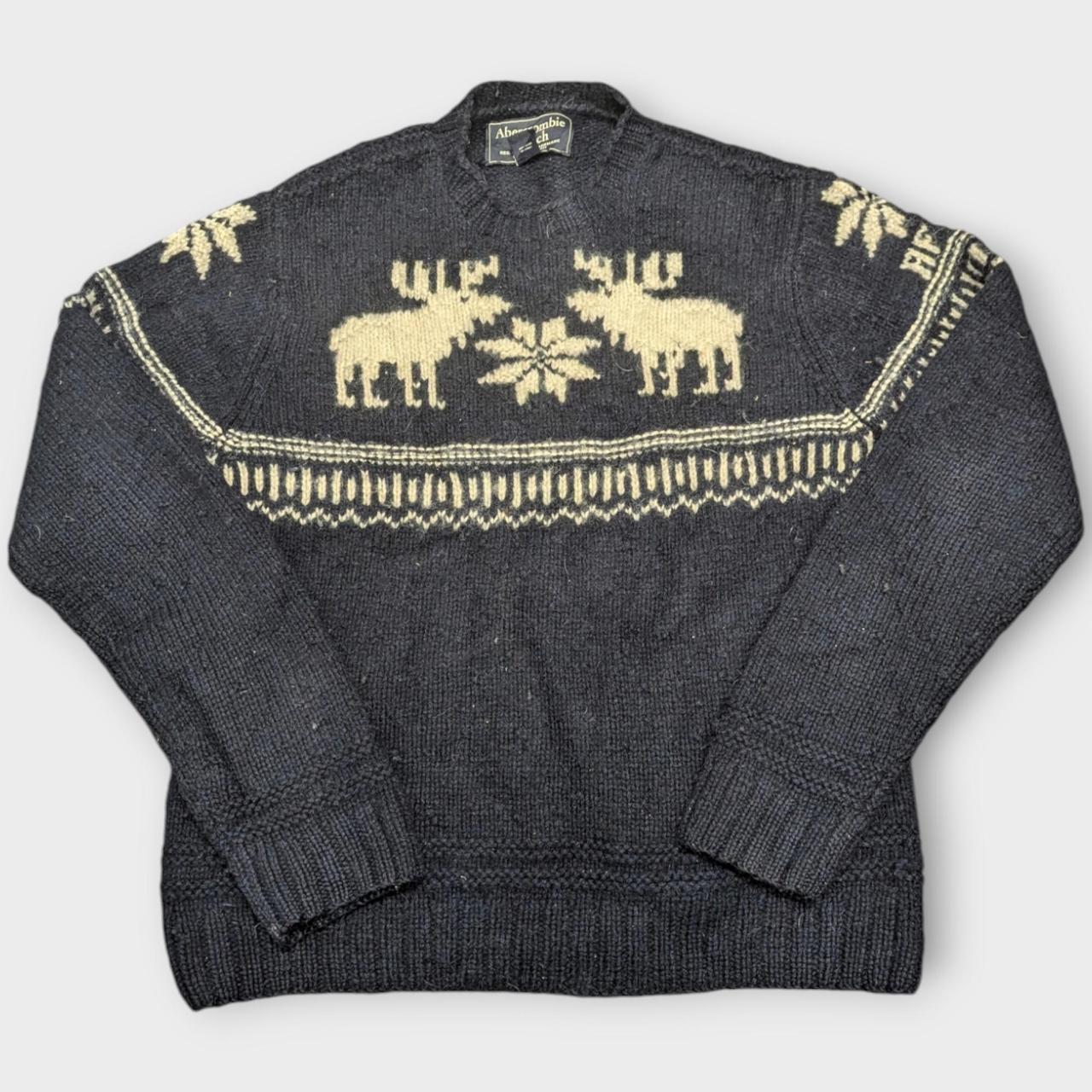 Abercrombie and fitch christmas jumper best sale