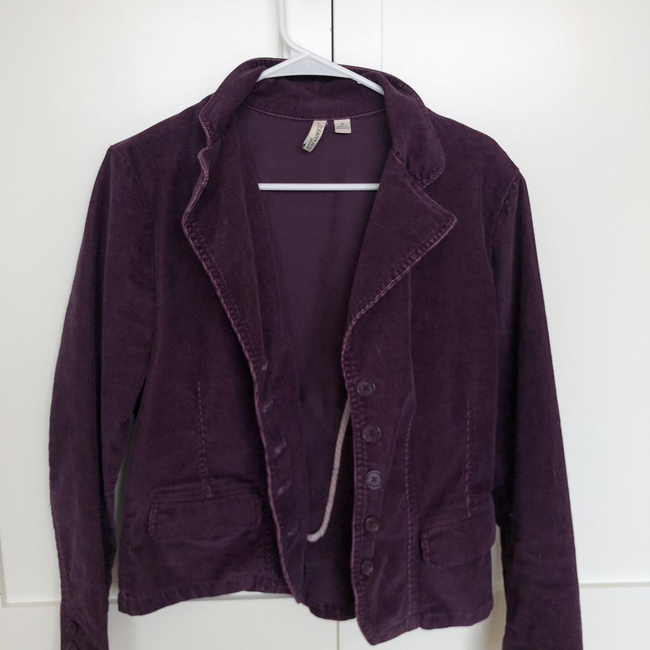 Purple Corduroy Jacket cutest vintage corduroy... - Depop