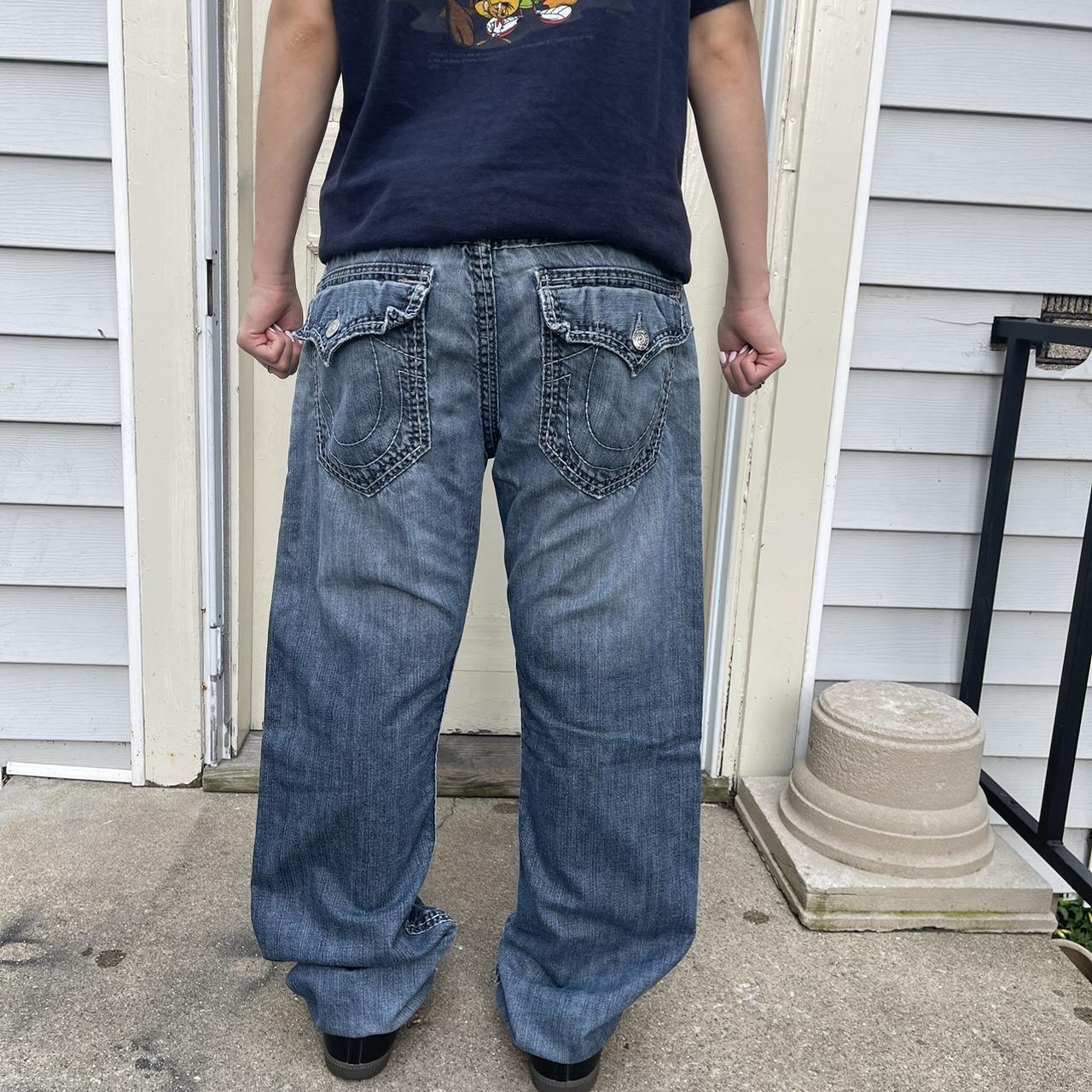 TRUE RELIGION Straight ワイドデニム　y2k TRUE RELIGION Straight ワイドデニム y2k USA製00s TRUE