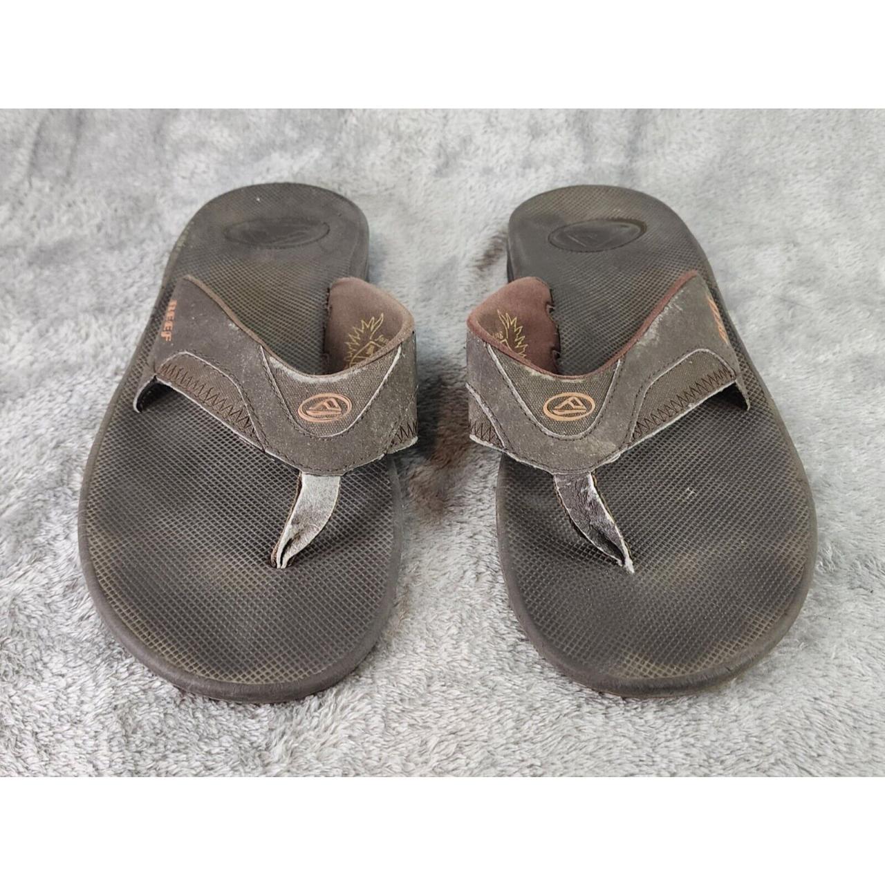 Reef Sandals Mens Size 11 Brown Strap Cushioned Depop