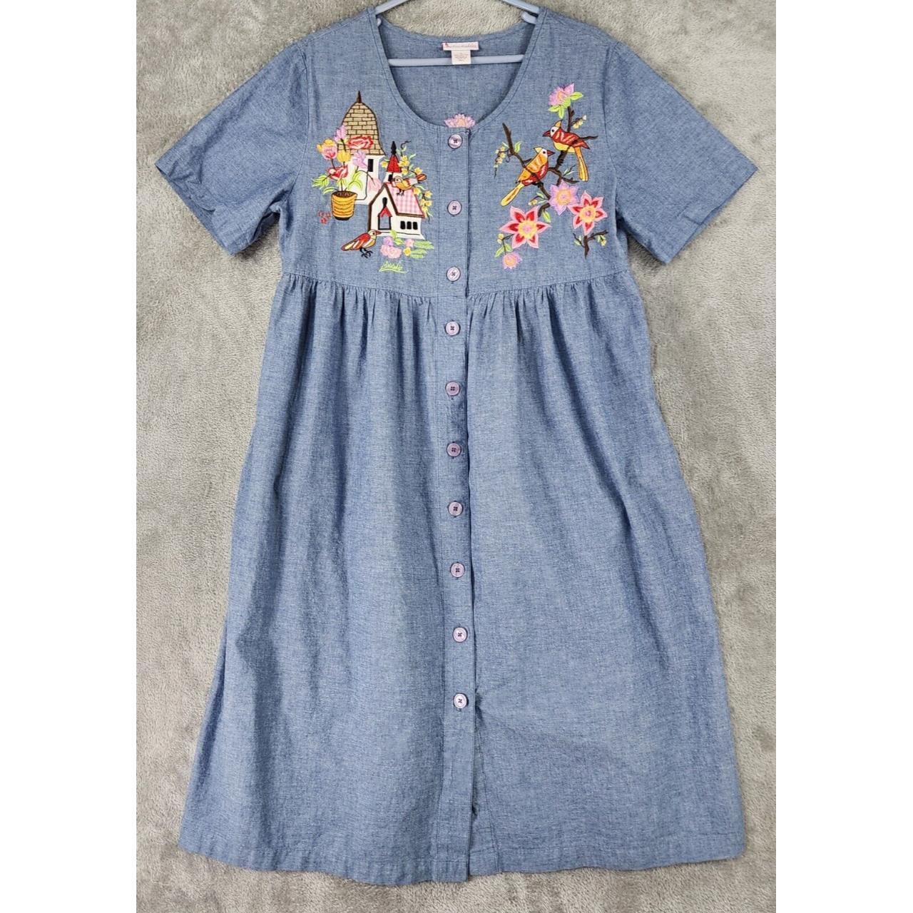 Go softly denim patio dresses best sale