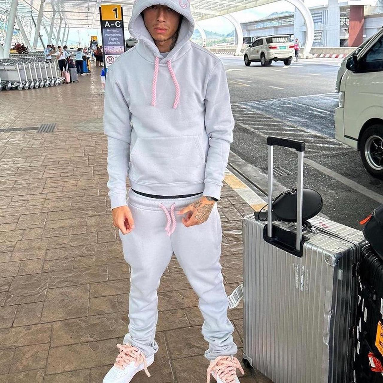 Syna World Tracksuit - Grey Pink XS トップス