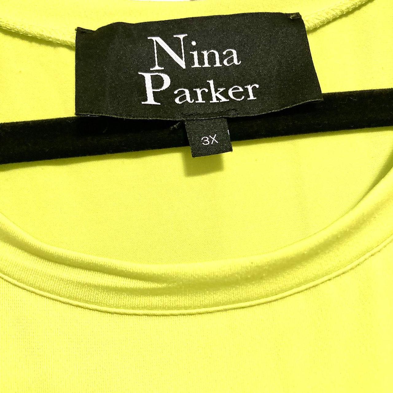 Nina Parker neon bodycon sexy dress, size 3X. See...