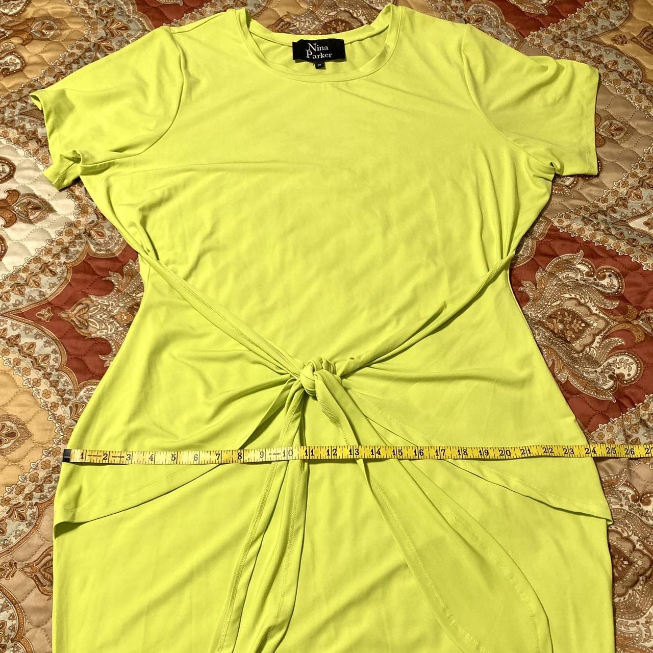 Nina Parker neon bodycon sexy dress, size 3X. See... - Depop