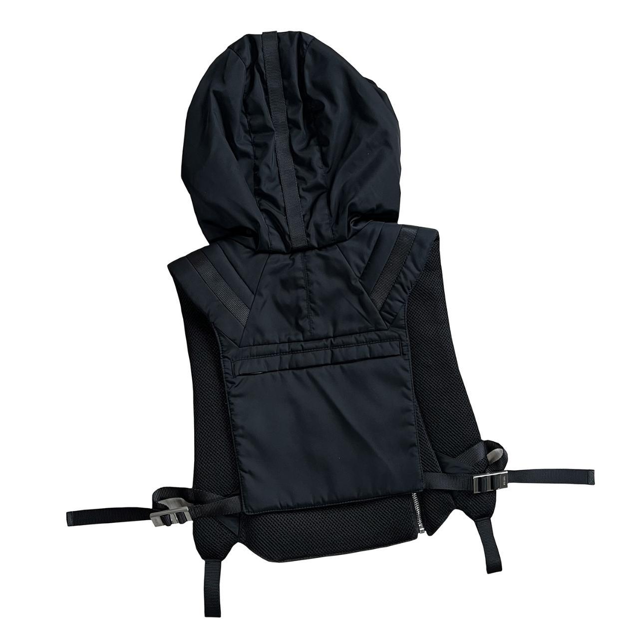 【Anyone more】Recti Nylon Hood Vest Jacket Nylon Hooded Zip-Up Vest | OAK + FORT