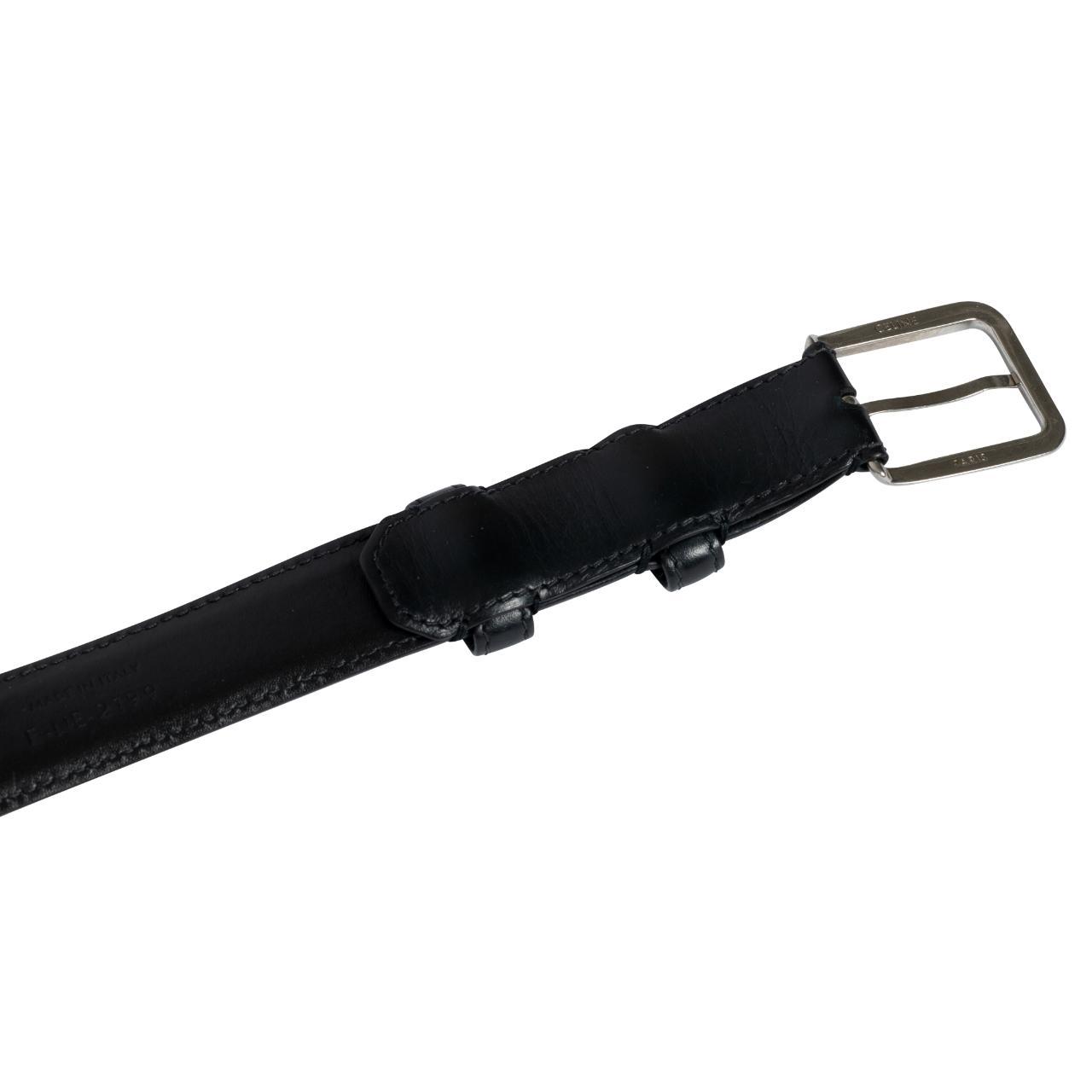 CELINE by Hedi Slimane Slim Leather Belt : 85 (30