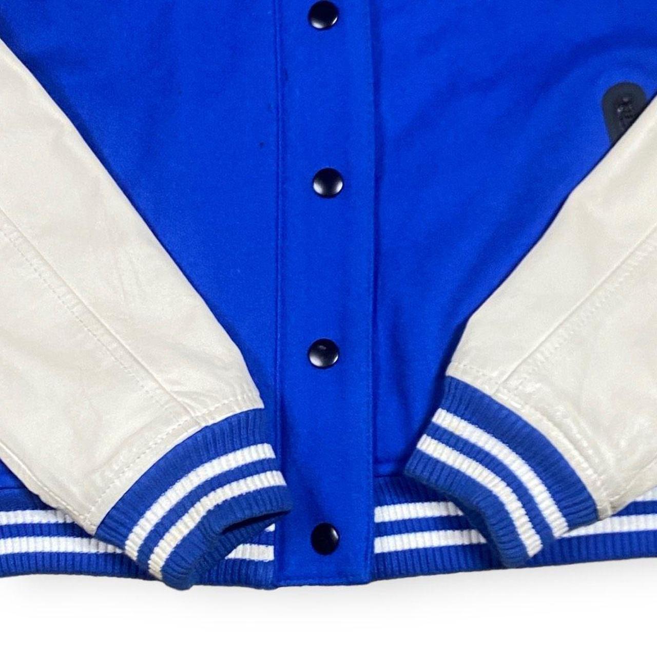 Royal blue letterman clearance jacket