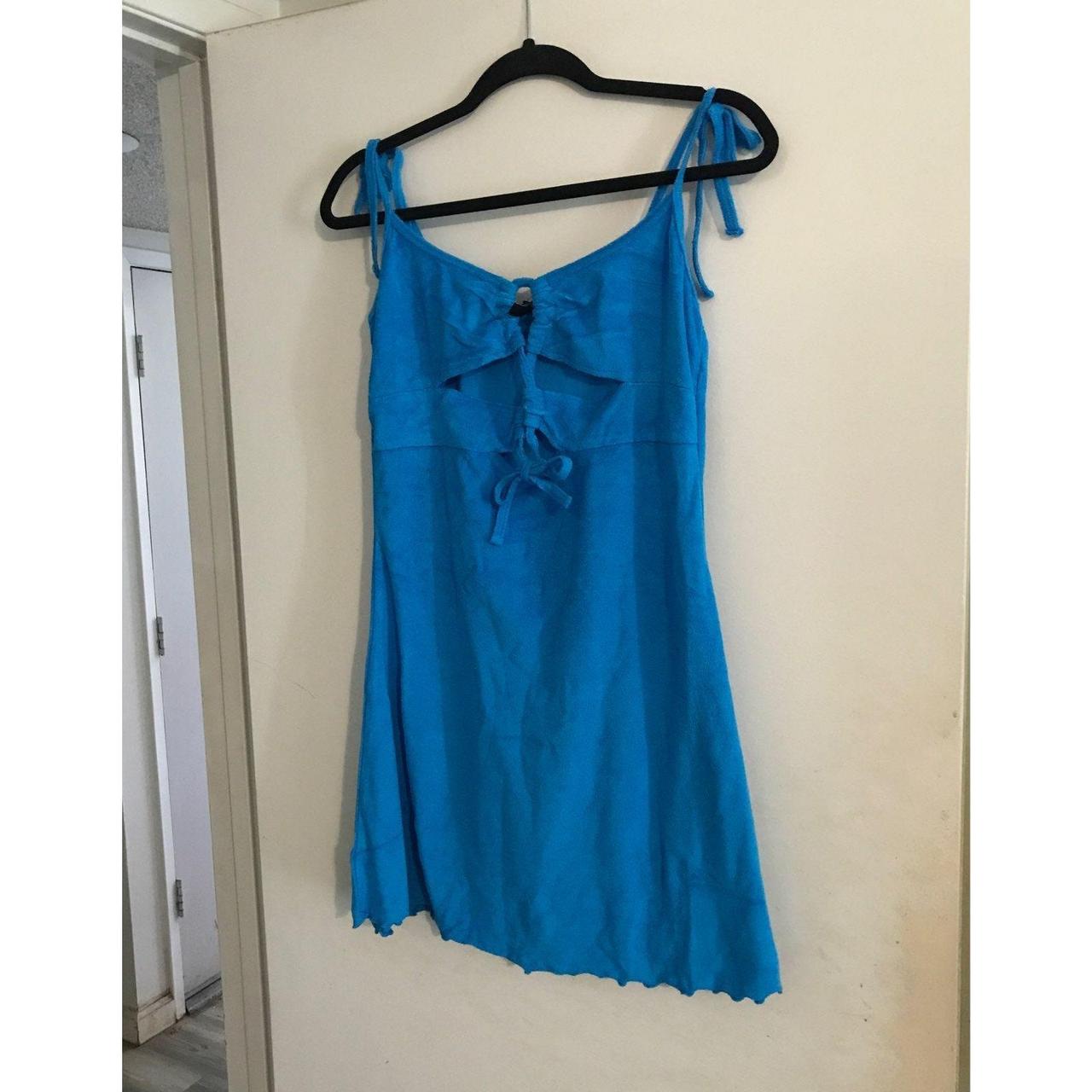 Dolls Kill Women's Blue Dress | Depop