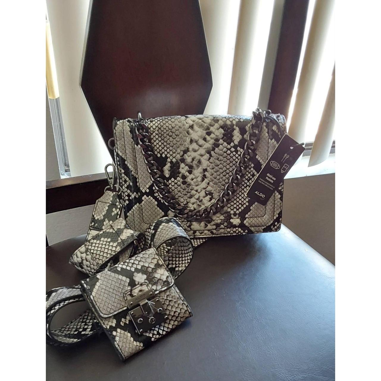 Buy Aldo White Solid Medium Tote Handbag with Pouch Online At Best Price @  Tata CLiQ