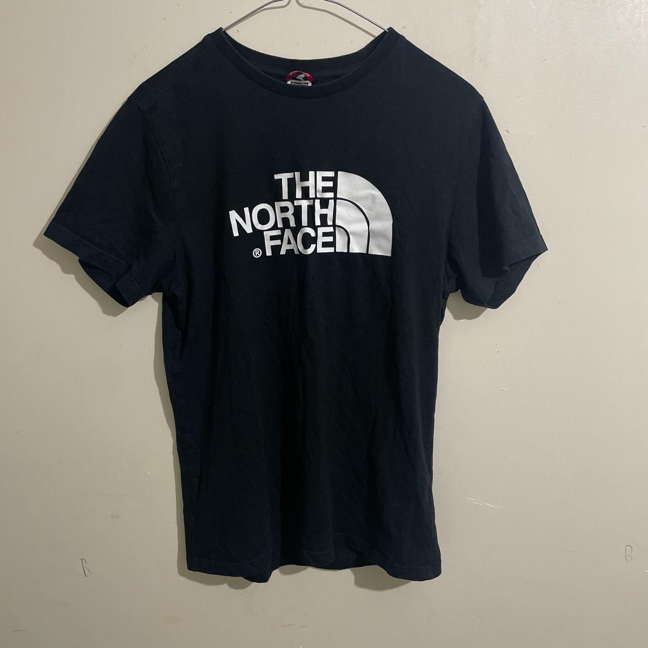 Small black North face shirt, great condition - Depop