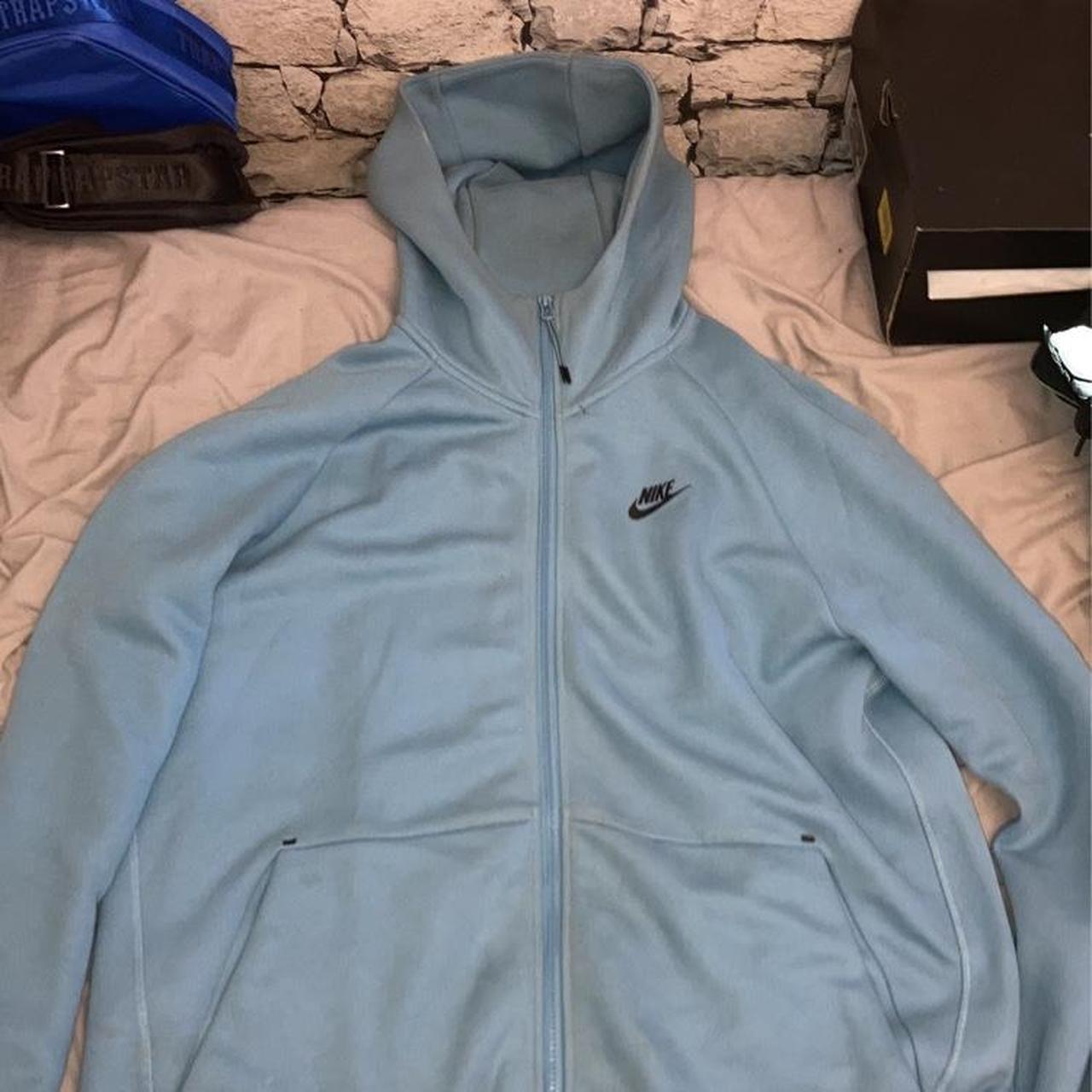 NIKE OLD SEASON TECH FLEECE BABY BLUE 🔵 Size XL - Depop