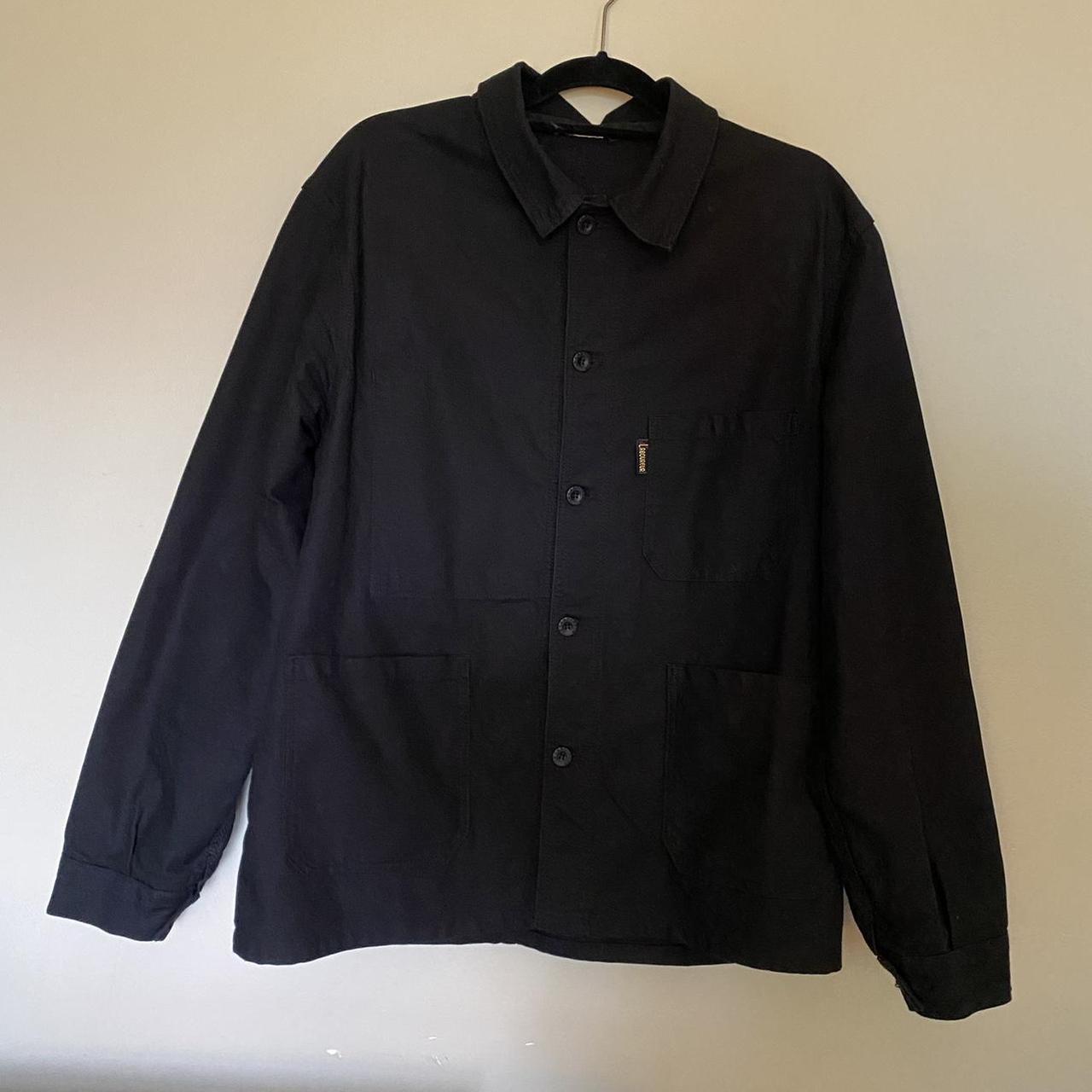 Le Laboreur French Workwear Chore Coat Black Size... - Depop