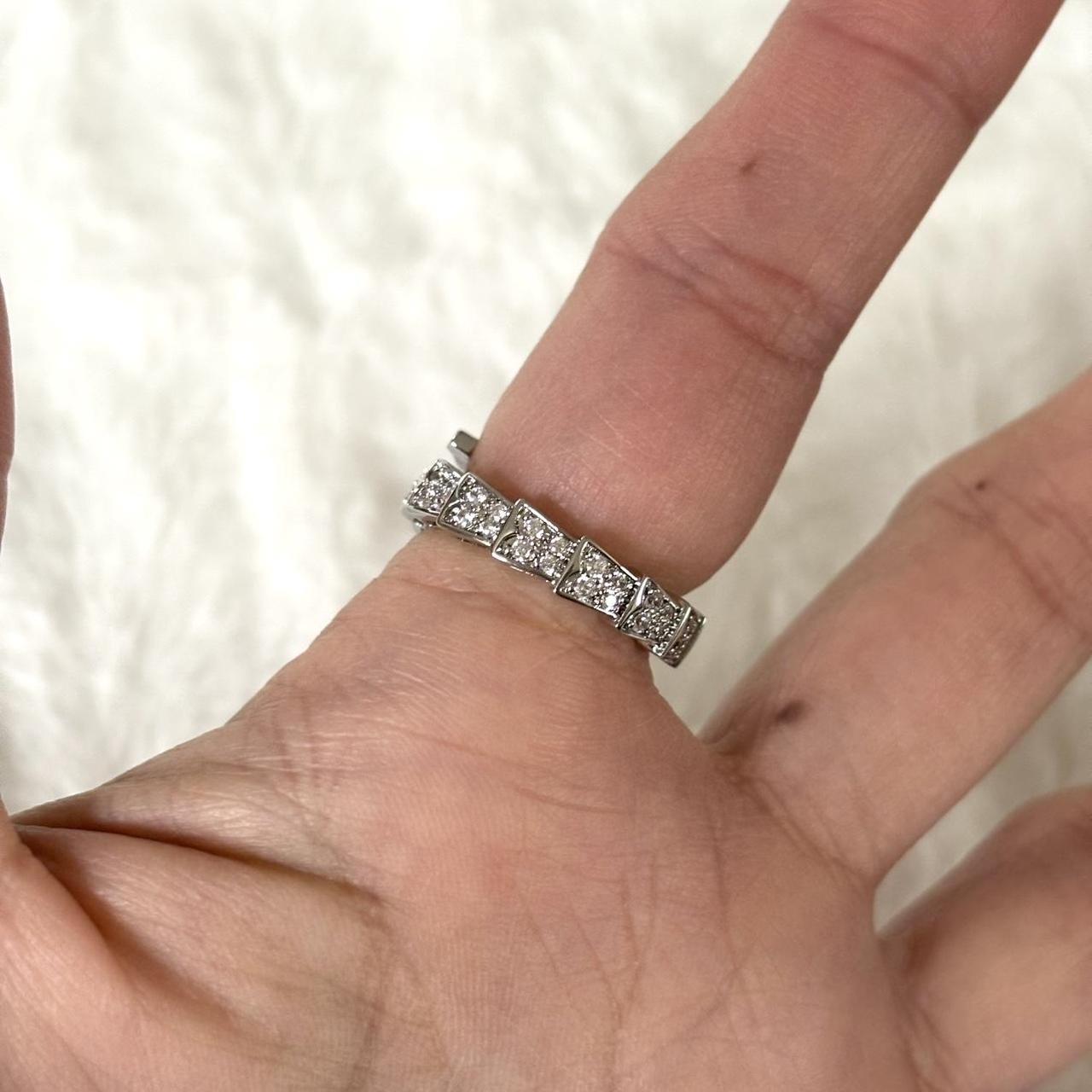 Women's Ring - Silver – Snake design statement ri… - image 6