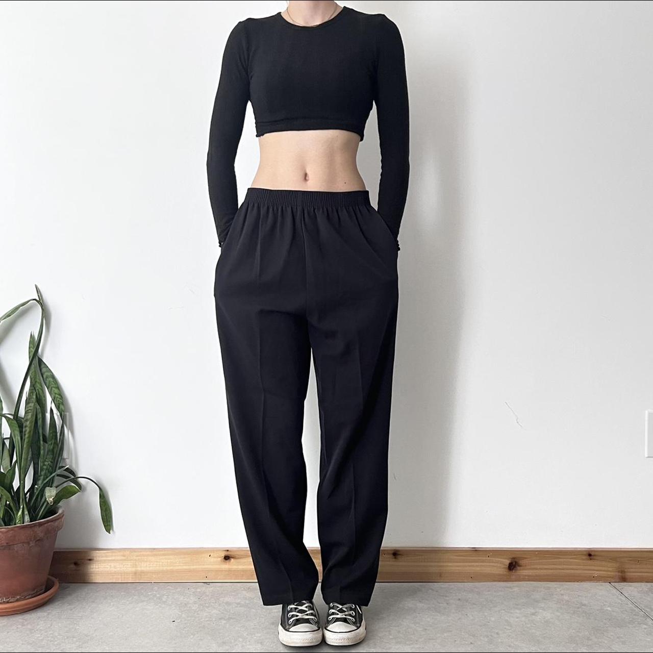 Vintage Supply Women's Black Trousers | Depop