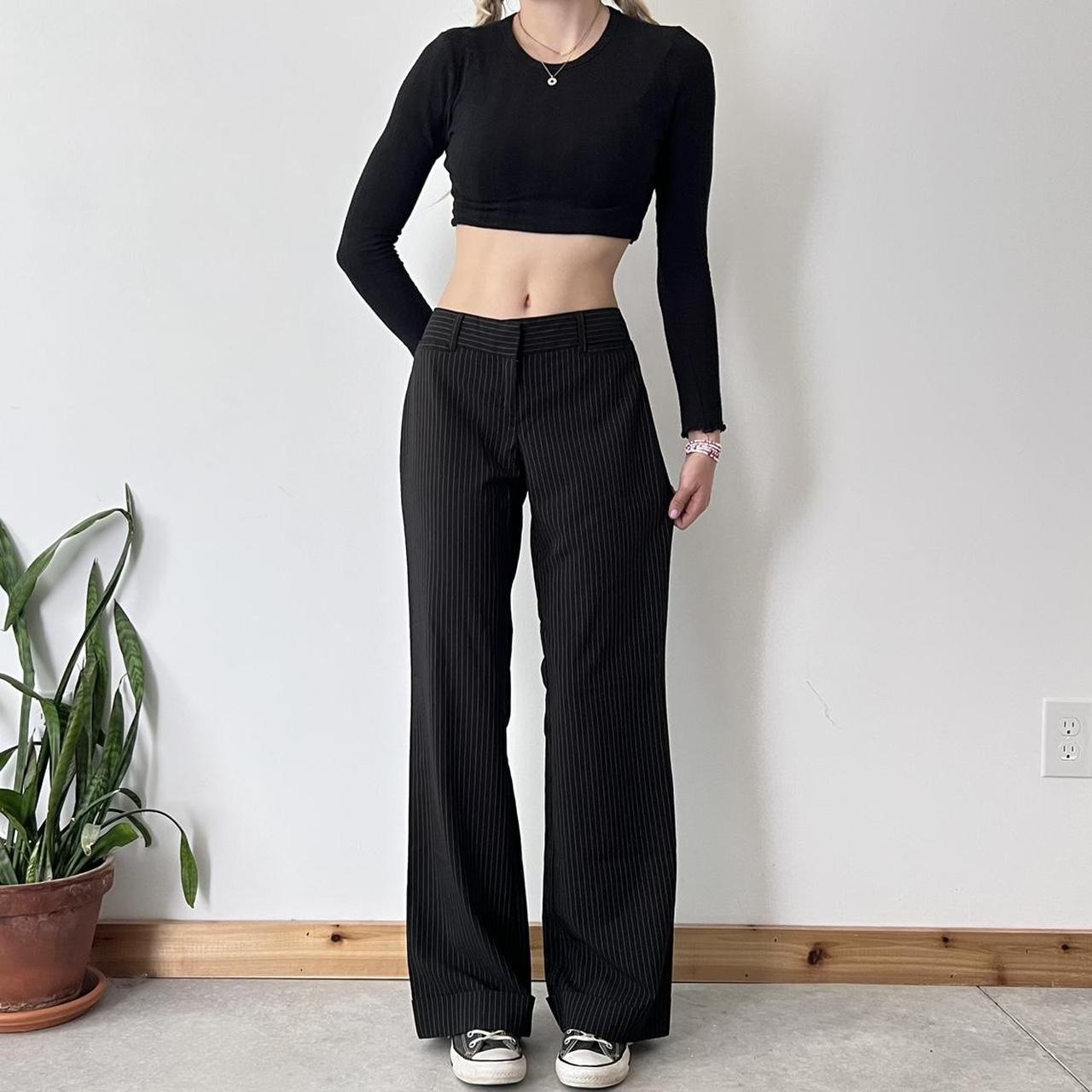 Vintage Supply Women's Black Trousers | Depop