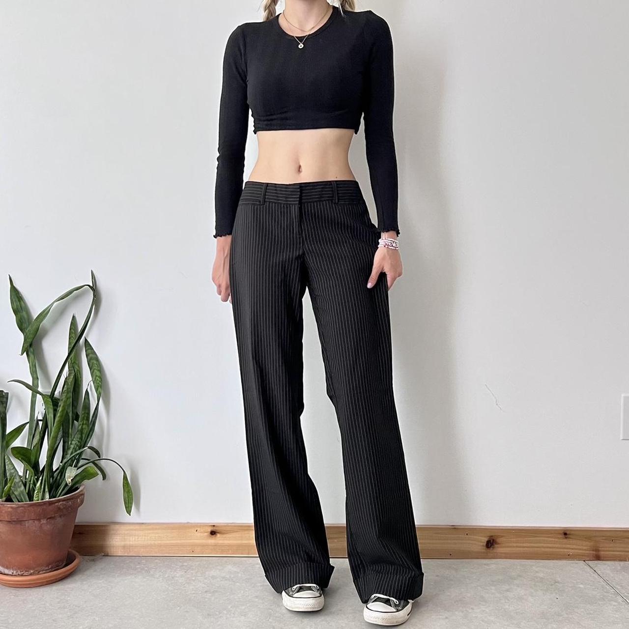 Vintage Supply Women's Black Trousers | Depop