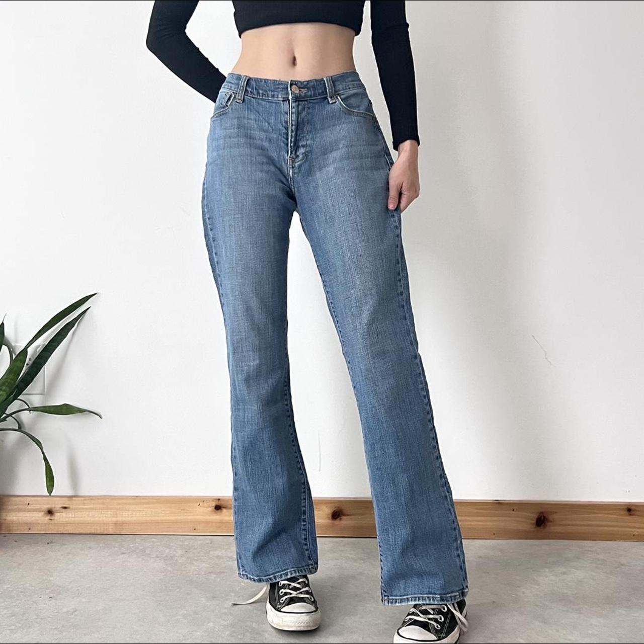 2000s y2k flare jeans Super flattering low rise... - Depop